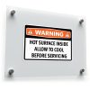 "Warning: Hot Surface Inside" Vinyl Sticker 1