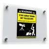 Warning Stay Away From My Telescope Sticker 1