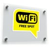 WiFi Free Spot Vinyl Sticker 1