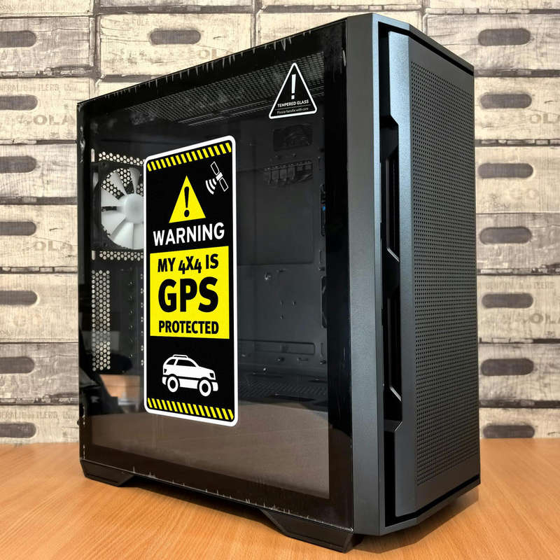 Warning My 4x4 Is GPS Protected Sticker 5 Warning My 4x4 Is GPS Protected Sticker - Image 3