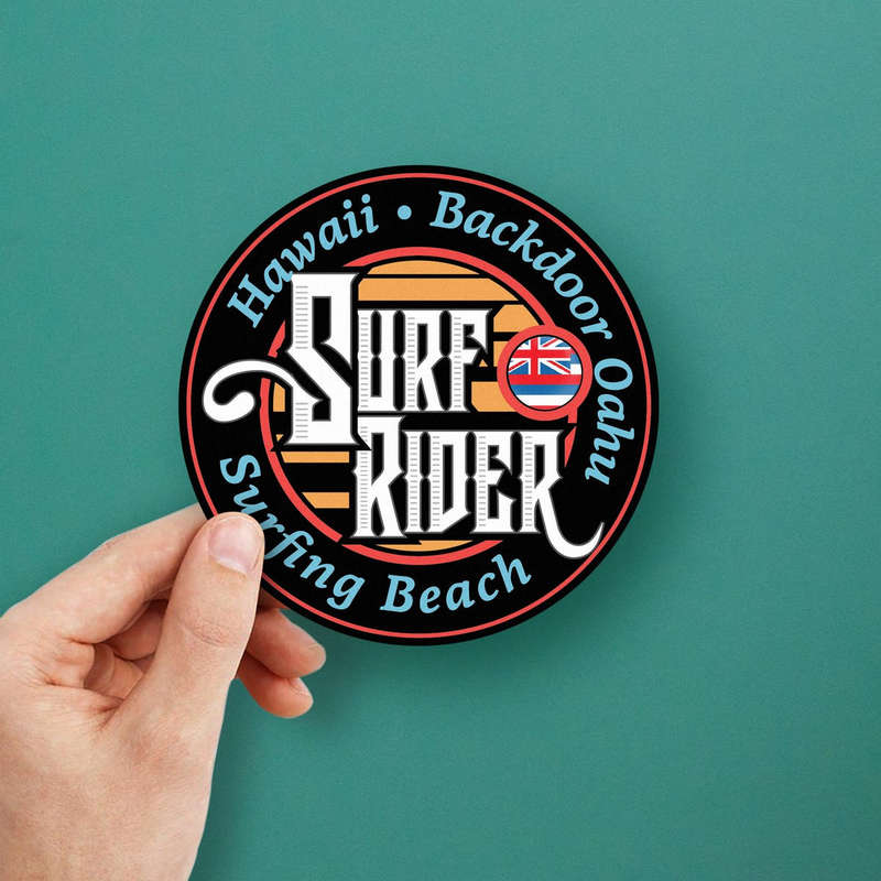 Surf Rider Sticker 8 Surf Rider Sticker - Image 6