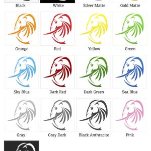 Alternative view of Tribal Elephant Silhouette Sticker