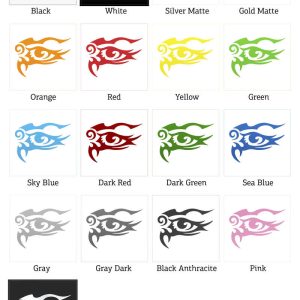 Alternative view of Tribal Eye Design Sticker