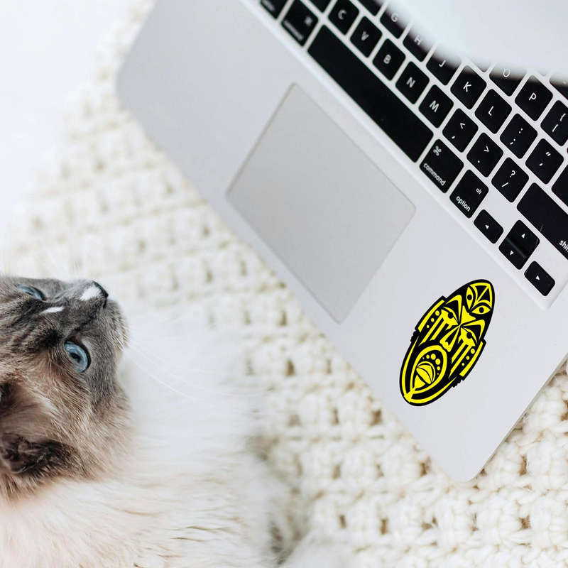 Tribal Mask Sticker 8 Tribal Mask Sticker - Image 6