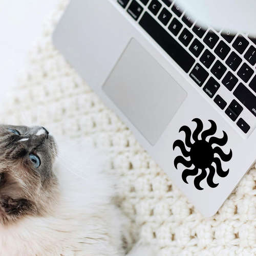 Tribal Sun Silhouette Sticker 9 Tribal Sun Silhouette Sticker - Image 7