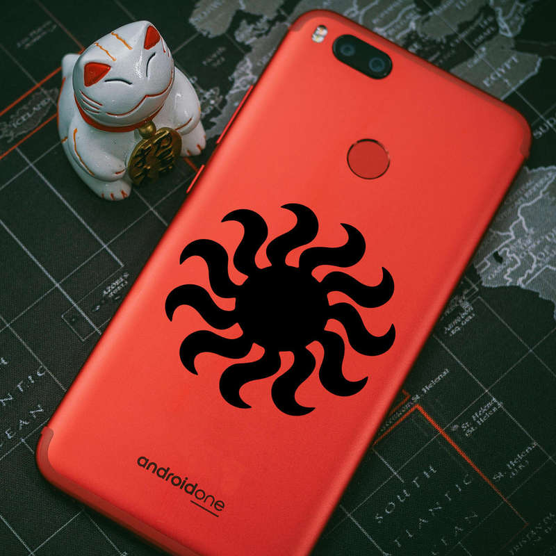 Tribal Sun Silhouette Sticker 7 Tribal Sun Silhouette Sticker - Image 5