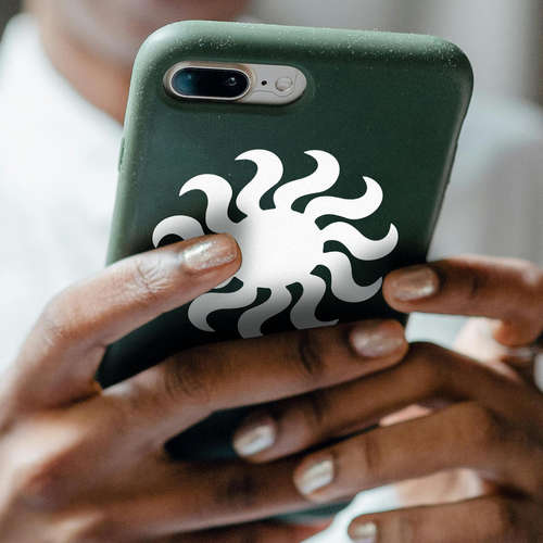 Tribal Sun Silhouette Sticker 11 Tribal Sun Silhouette Sticker - Image 9