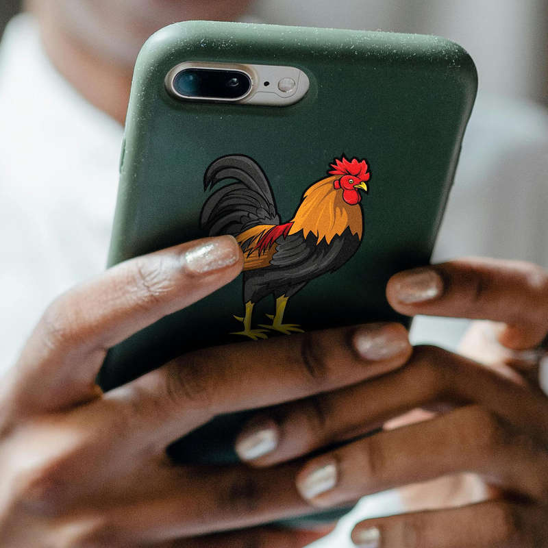 Vibrant Rooster Sticker 6 Vibrant Rooster Sticker - Image 4