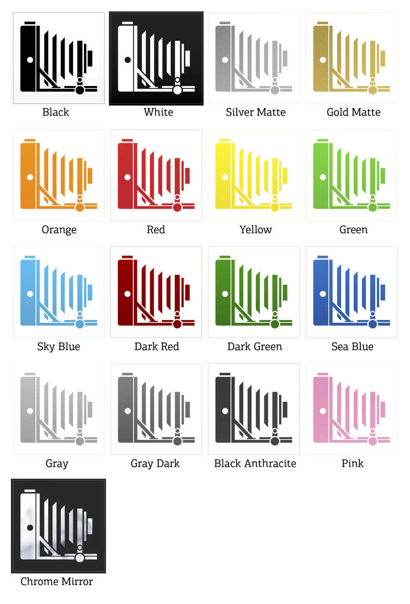 Vintage Camera Silhouette Sticker - Image 3