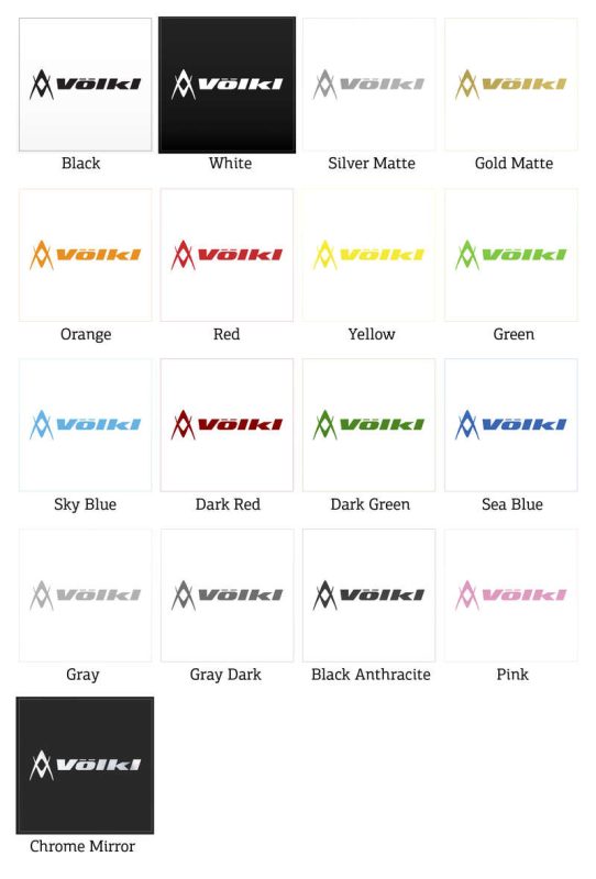 Völkl Logo Sticker Stickers Factory