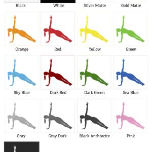 Alternative view of Yoga Side Plank Pose Sticker Vasisthasana