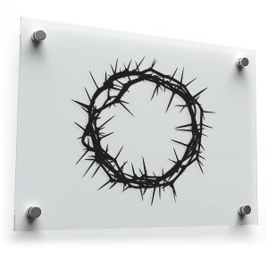 🌿 Crown of Thorns Vinyl Sticker