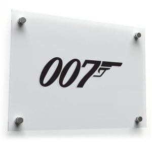 007 James Bond Logo Sticker