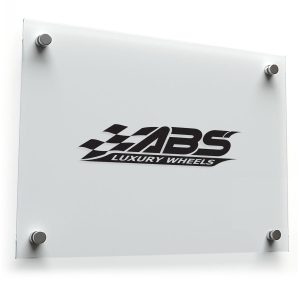 ABS Luxury Wheels Logo Sticker