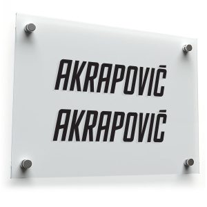 Akrapovic Decal - Performance Exhaust Logo
