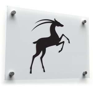 Antelope Decal - Detailed Animal Silhouette