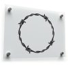 Barbed Wire Circle Sticker