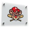 Baseball Mouse Sticker – Fun Cartoon