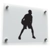 Basketball Player Decal - Dribbling Ball