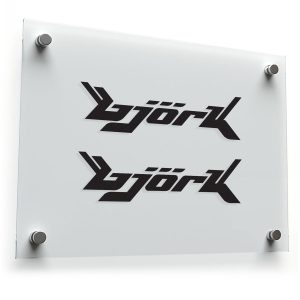 Björk Logo Sticker - Icelandic Singer