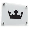 Black Crown Silhouette Sticker 1
