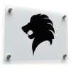 Black Lion Silhouette Sticker 1