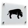 Bold Bison Silhouette Sticker