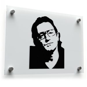 Bono Portrait Sticker - U2 Singer