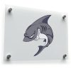 Cartoon Shark Sticker - Funny Shark