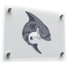 Cartoon Shark Sticker - Funny Shark