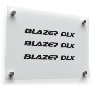 Chevrolet Blazer DLX Logo Sticker