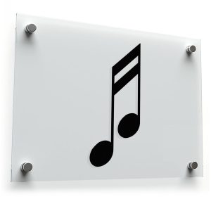 Classic Eighth Note Sticker