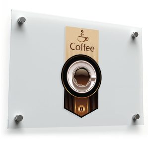 Coffee Cup Sticker – Elegant Coffee