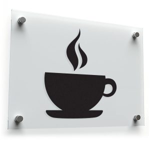 Coffee Cup with Steam Sticker