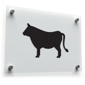 Cow Decal - Farm Animal Silhouette