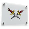 Crossed Daggers Sticker - Gothic Decal