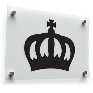 Crown Silhouette Sticker