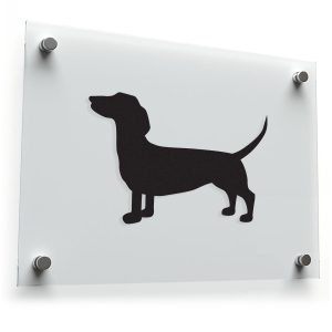 Dachshund Silhouette Vinyl Sticker