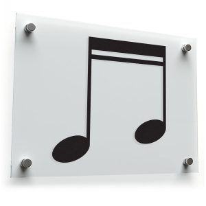 Double Sixteenth Note Sticker