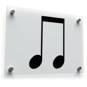 Eighth Note Music Decal