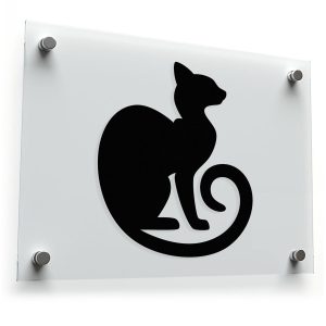 Elegant Cat Silhouette Decal