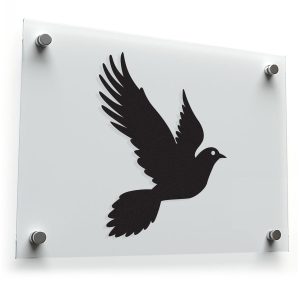 Elegant Flying Dove Sticker