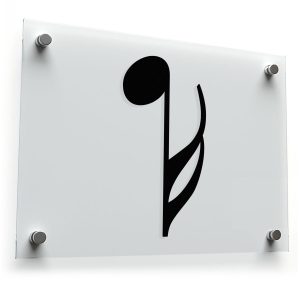 Elegant Music Note Sticker