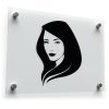 Elegant Woman Face Decal 1
