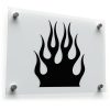 Flame Decal - Fire Sticker, Hot