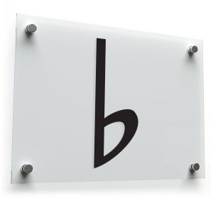 Flat Sign Decal - Musical Notation