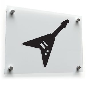 Flying V Guitar Decal