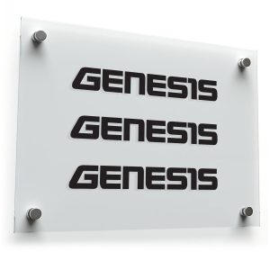Genesis Logo Sticker Set