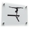 Gymnast on Balance Beam Sticker