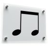 Half Note Music Decal